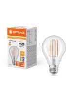 Box view of LEDVANCE Classic A 13.8W E27 LED filament bulb 4099854065217.