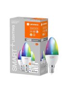 Ledvance Smart 4.9W Colour Changing LED Candle E14/SES (3-pack)