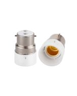 LumenEco Light Bulb Adaptor, Lamp Converter Holder, Bayonet to Small Edison Screw