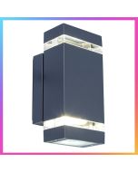 Lutec Focus Die Cast Aluminium Up and Downlight IP44 Rated