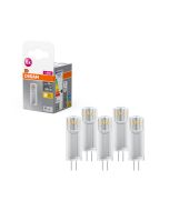 Osram LED 1.8w G4 Capsule Bulb Warm White 2700k Non-Dimmable - Pack of 5