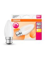 Osram LED Star Classic 4.5W Dimmable Candle BC/B22 Warm White
