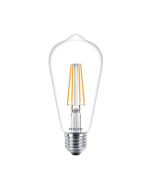 Philips CorePro E27 ST64 LED Bulb 7W Clear Warm White - 60W Replacement