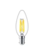 Philips Master DimTone B15 B35 Candle LED Bulb 3.4W Clear Warm Glow - 40W Replacement