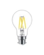 Philips Master DimTone B22 A60 LED Bulb 3.4W Clear Warm Glow CRI95 - 40W Replacement