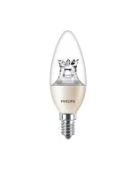 Philips Master DimTone E14 B38 Candle LED Bulb 5.5W Clear Warm Glow - 40W Replacement