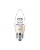 Philips Master DimTone E27 B38 Candle LED Bulb 5.5W Clear Warm Glow - 40W Replacement