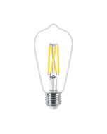 Philips Master Value DimTone E27 ST64 LED Bulb 5.9W Clear Warm Glow - 60W Replacement