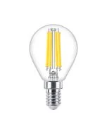 Philips Master Value E14 P45 Golf Ball LED Bulb 3.4W Clear Warm White Dimmable - 40W Replacement