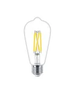 Philips Master Value E27 ST64 LED Bulb 5.9W Clear Warm White Dimmable - 60W Replacement