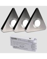 sensio-led-nexus-triotone-triangle-under-cabinet-3-light-kit-inc-driver