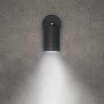 BELL Luna GU10 Adjustable Wall Light - IP65, Black (lamp not included)