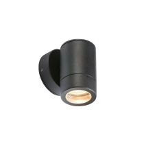 BELL Luna GU10 Fixed Wall Light - IP65, Black (lamp not included)