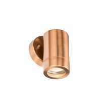 BELL Luna GU10 Fixed Wall Light - IP65, Copper (lamp not included)