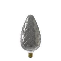 Calex Madrid 125x255mm LED Lamp 240V 4W 60lm E27, Titanium 2100K dimmable