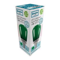 Crompton Green LED Pygmy/Sign 1.3w SES-E14