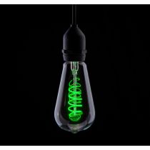 Funky Pro-Lite 4w Decorative LED Green Filament Rustika Light Bulb ES E27