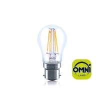 Integral Mini Globe Full Glass Omni-Lamp 4W 800100 (36W) 2700K 470lm B22 Non-Dimmable 330 deg beam angle