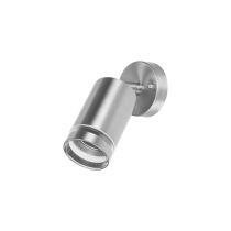 Integral Outdoor Stainless Steel Adjustable Wall Spotlight Light IP65 1 X GU10 Steel 