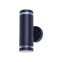 Integral Outdoor Stainless Steel Up And Down Wall Light IP65 2 X GU10 Black