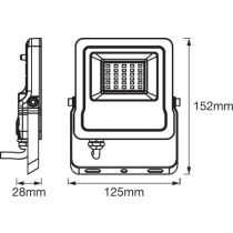Ledvance 10W Smart WIFI LED Colour Changing Floodlight