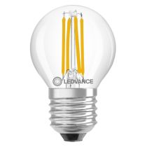 LEDVANCE Classic P E27 LED Filament Golf Ball Lamp 3.4W Extra Warm White Dimmable - 40W Replacement
