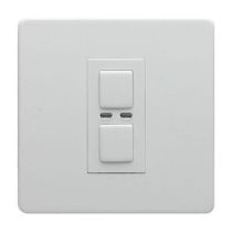 Lightwave 1 Gang Dimmer White