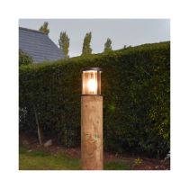 Lumena Radiata Edisol Pro-Solar Timber Path Light Black (6000K) Daylight 800mm