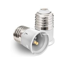 LumenEco Light Bulb Adaptor, Lamp Converter Holder, Edison Screw to Bayonet 