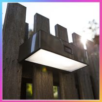 LUTEC Brick Solar PIR LED Light