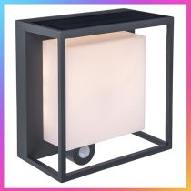 LUTEC Curtis  Solar PIR Wall Light