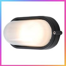LUTEC Echo Black Wall Light