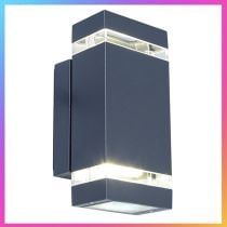 Lutec Focus Die Cast Aluminium Up and Downlight IP44 Rated
