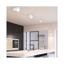 LUTEC Twin Stanos Smart Tunable Whte Surface Mounted Spot Light - White