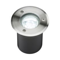 MLA Knightsbridge 230V IP65 3W LED Stainless Steel Recessed Ground Light - 6000K 