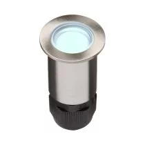 MLA Knightsbridge IP67 24V Small Stainless Steel Ground Fitting 4 x Blue LED