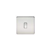 MLA Screwless 10AX 1G Intermediate Switch - Polished Chrome