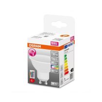 Osram LED Star 4.5W Colour Changing Dimmable GU10 spot with Remote Control