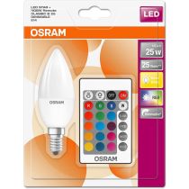 Osram LED Star+ RGBW 4.5W E14 2700K Candle Remote Control
