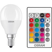 Osram LED Star+ RGBW 5.5W E14 2700K Golf Ball Remote Control