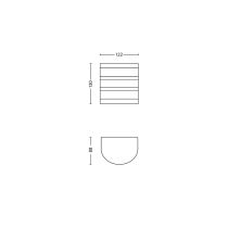 Philips Calgary wall lantern inox 1x3W 230V