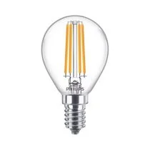 Philips CorePro E14 P45 Golf Ball LED Bulb 6.5W Clear Warm White - 60W Replacement