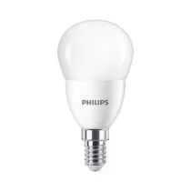Philips CorePro E14 P48 Golf Ball LED Bulb 7W Frosted Warm White - 60W Replacement