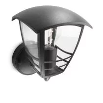 Philips Creek Outdoor Wall Lantern Black (Up)