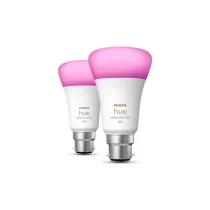 Philips Hue 60w B22 A60 | Smart RGBW | 806lm 2 Pack
