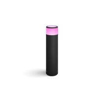 Philips Hue Calla Large Pedestal | Smart RGBW | Black 8W – Garden Bollard Light