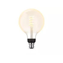Philips Hue LED G125 | 2100K White | B22 550lm
