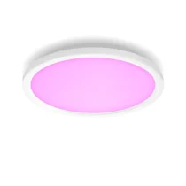 Philips Hue Surimu Round Panel Ceiling Light | Smart RGBW | 395mm White