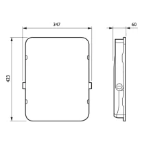 Philips Ledinaire 200w LED IP65 Floodlight Wide Beam Cool White Asymmetric 2