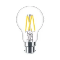 Philips Master DimTone B22 A60 LED Bulb 3.4W Clear Warm Glow CRI95 - 40W Replacement